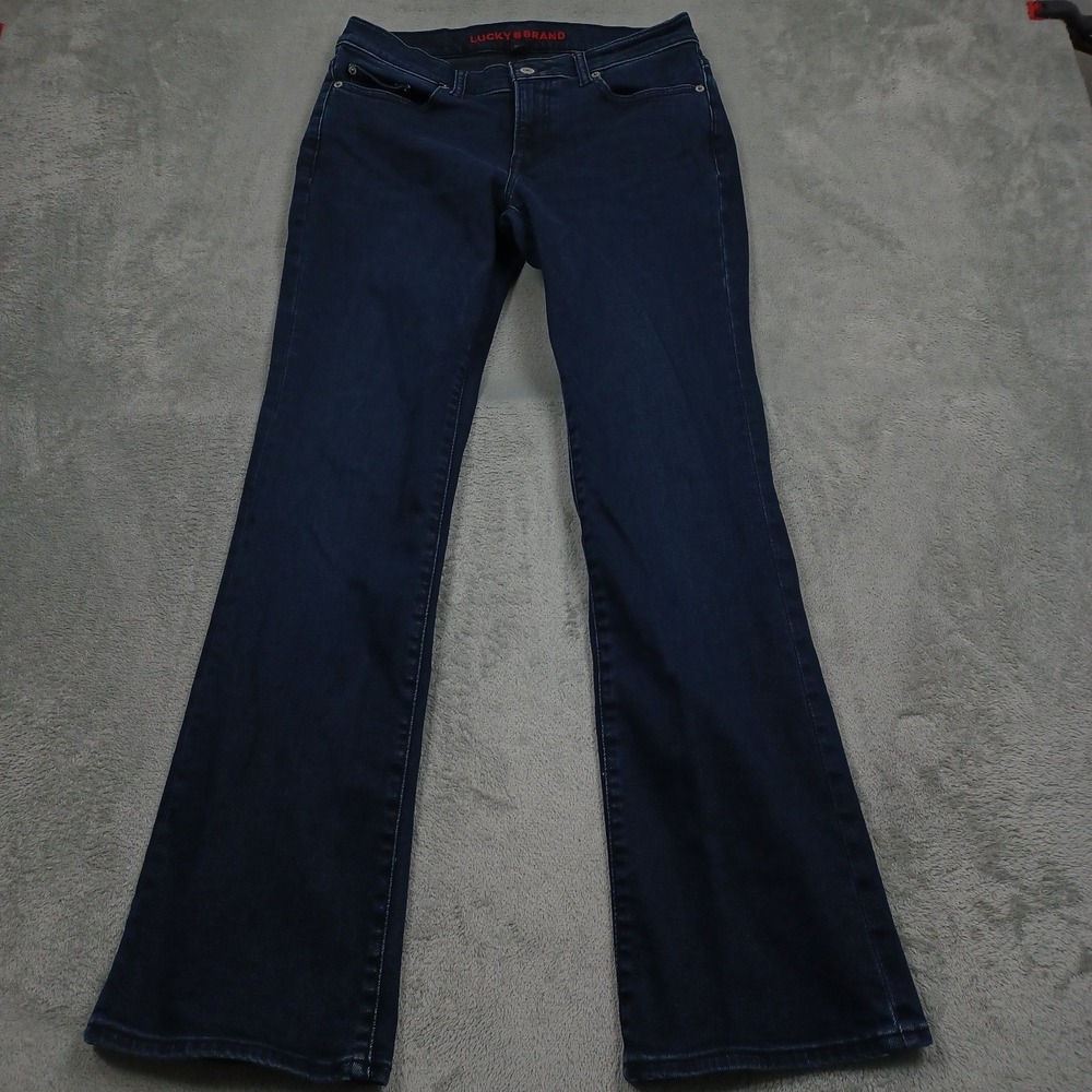 Lucky Brand Jeans Womens 8 Blue Denim Bootcut‎ Preppy Modern